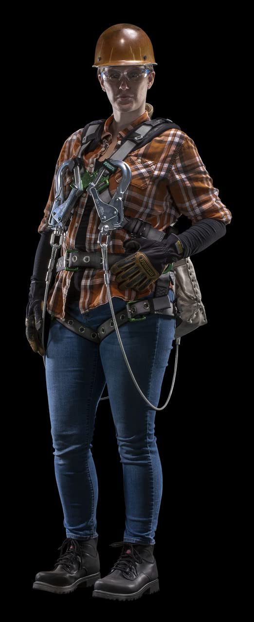 MSA 454668 Skullgard Full-Brim Hard Hat with Staz-on Pinlock Suspension | Non-slotted Cap, Made of Phenolic Resin, Radiant Heat Loads up to 350F - Standard Size in Green - Image 4